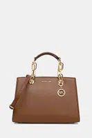 Kožená kabelka MICHAEL Michael Kors černá barva, 30S4GCYS2T