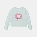 Dětské tričko s dlouhým rukávem Guess modrá barva, K5YI03 K6YW4