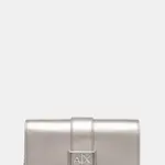Peněženka Armani Exchange dámská, stříbrná barva, XW000358 AF12039