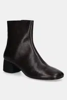 Kožené kotníkové boty Vagabond Shoemakers LIVIA dámské, hnědá barva, na podpatku, 6056-001-35