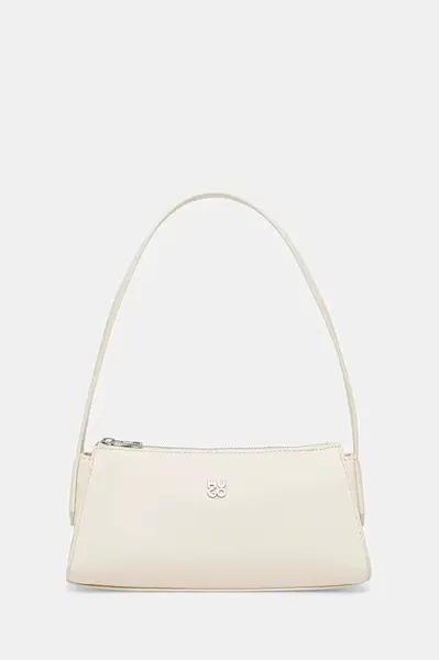 Kabelka HUGO Chris 2.0 Hobo béžová barva, 50546985