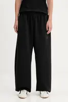 Tepláky adidas All SZN dámské, černá barva, s potiskem, JM1652