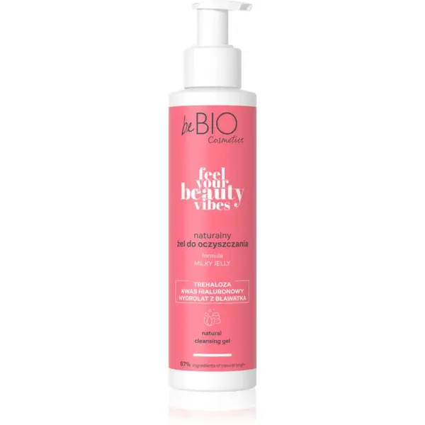 beBIO Feel Your Beauty Vibes čisticí krémový gel na obličej 150 ml