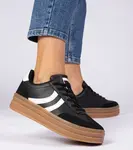 Gemre Black women's platform sneakers Melly