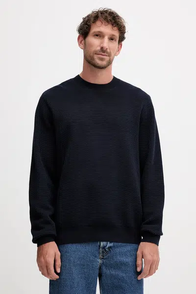 Bavlněný svetr Armani Exchange pánský, tmavomodrá barva, XM000915 AF11967