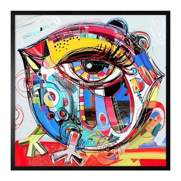 Reprodukce na zarámovaném papíře 70x70 cm