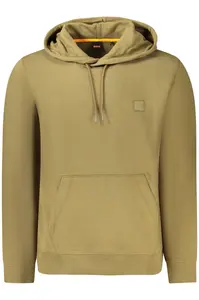 HUGO BOSS mikina s kapucí zelená