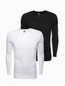 Ombre Men's V-NECK longsleeve set - mix 2