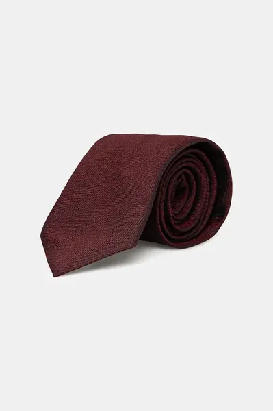 Kravata s prímesou hodvábu BOSS H-TIE CM 7.5 253