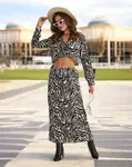Resti Patterned Women's Set