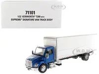 Kenworth T280 with Supreme Signature Van Truck Body Blue and White "Transport Series" 1/32 Diecast Model by Diecast Masters