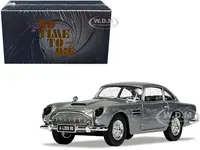 Aston Martin DB5 RHD (Right Hand Drive) Silver (Damaged) James Bond 007 "No Time To Die" (2021) Movie Diecast Model Car by Corgi