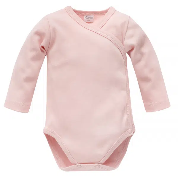 Pinokio Kids&#039; Roztomilý Deň Ružový Zavinovací Dlhý Rukáv Body