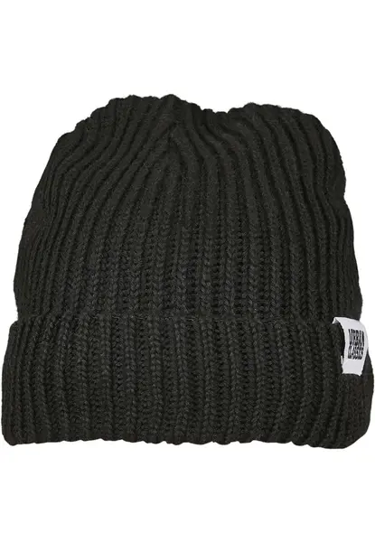 Čierna čiapka Fisherman Beanie