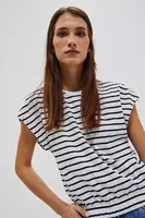 DÁMSKE TRIČKO L-TS-3825 BIELO_ČIERNE