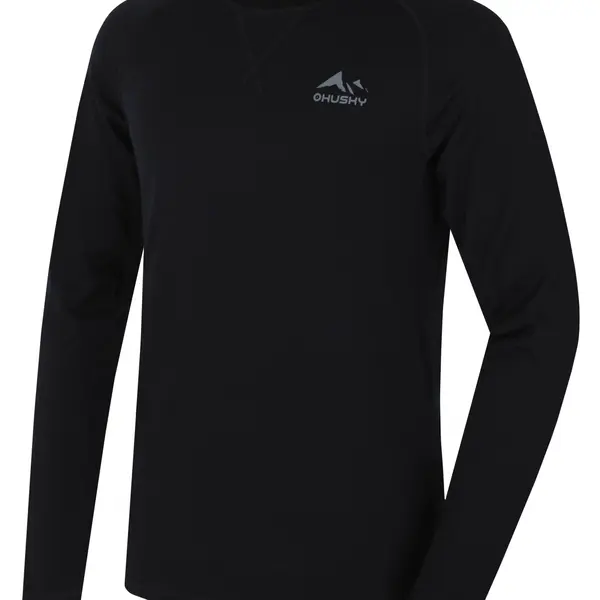 Husky Merow M S, black Merino termoprádlo triko
