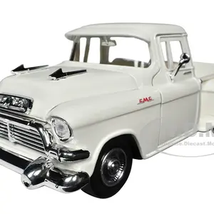 1957 GMC Blue Chip Pickup Truck White "Timeless Legends" Series 1/24 Diecast Model Car by Motormax