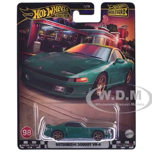 Mitsubishi 3000GT VR-4 Green Metallic "Boulevard" Series Diecast Model Car by Hot Wheels