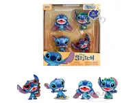 Set of 4 Diecast Figures "Disneys Stitch" "Metalfigs" Series Diecast Models by Jada