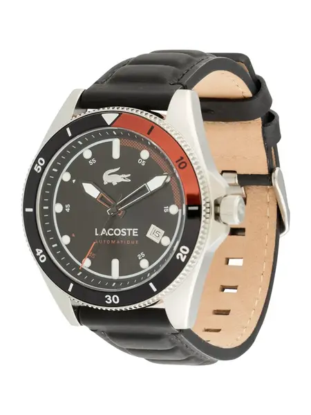 LACOSTE Analógové hodinky 'MAINSAIL'  medená / čierna / strieborná