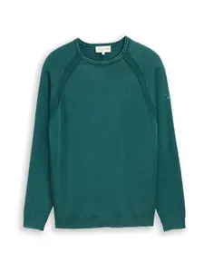 TOM TAILOR Sveter  smaragdová