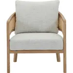 Livetastic KŘESLO, dřevo, textil, světle šedá