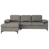 MID.YOU ROHOVÁ SEDAČKA, textil, šedá