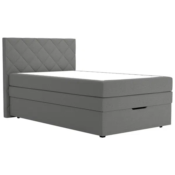 Blanar POSTEL BOXSPRING, 120/200 cm, šedá
