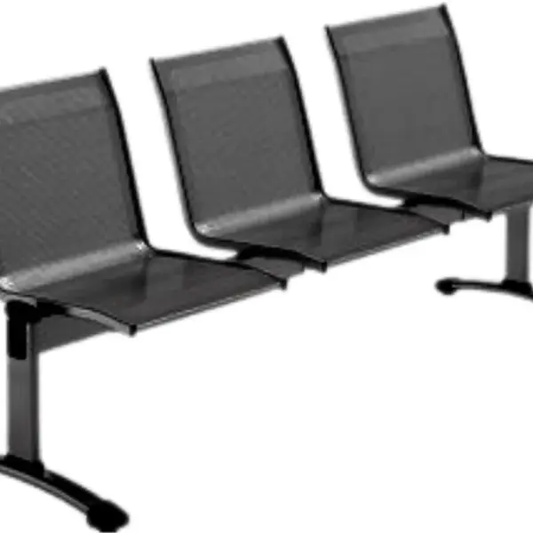 Lavice, multisedák OMP Star, RAL9005 černá - 3 místná