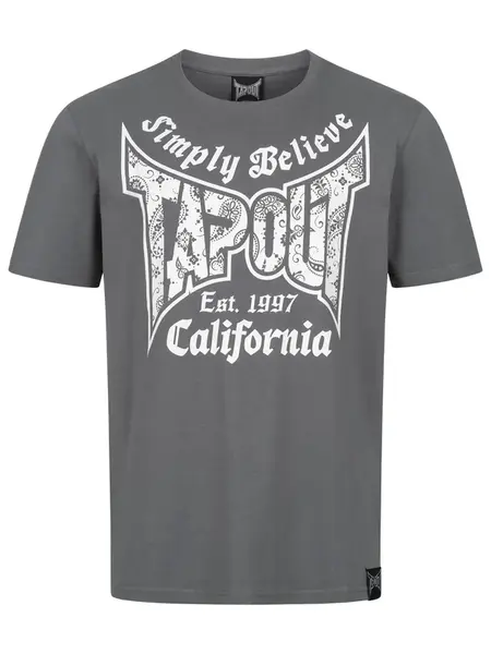 Tapout Tričko 'Hailly Be'  sivá / biela