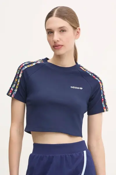 Tričko adidas Originals Liberty tmavomodrá barva, JC7788