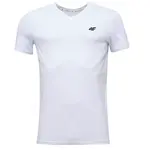 4F TSHIRT MARKO Pánské tričko, bílá, velikost