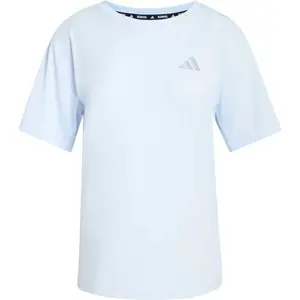 adidas RUN ESSENTIALS TEE W Dámské běžecké tričko, světle modrá, velikost