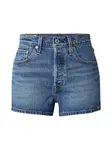 LEVI'S ® Džínsy '501® Original Short'  modrá denim / hnedá / krvavo červená / biela