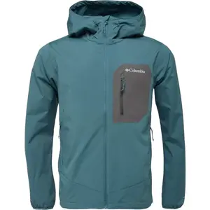 Columbia TALL HEIGHTS™ III HOODED SOFTSHELL Pánská softshellová bunda, modrá, velikost