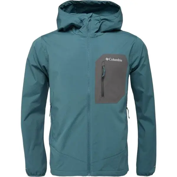 Columbia TALL HEIGHTS™ III HOODED SOFTSHELL Pánská softshellová bunda, modrá, velikost