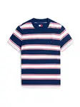 Tommy Jeans Tričko  námornícka modrá / červená / biela