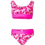 AXONE STRAWBERRIES Dívčí dvoudílné plavky, růžová, velikost