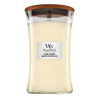 Woodwick Island Coconut vonná svíčka 610 g