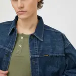 Džínová bunda G-Star pánská, tmavomodrá barva, přechodná, oversize