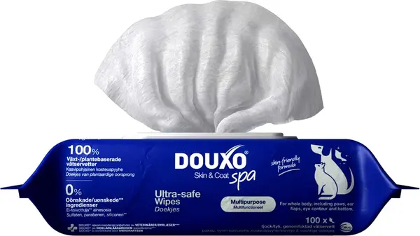 DOUXO® Skin & Coat SPA univerzálne vlhčené utierky