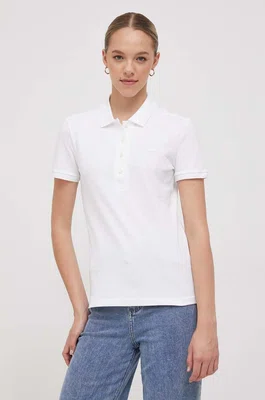 Polo tričko Lacoste dámské, bílá barva, PF5462