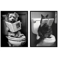 Monee TIŠTĚNÉ OBRAZY NA PLÁTNĚ, zvířata, 30/40 cm