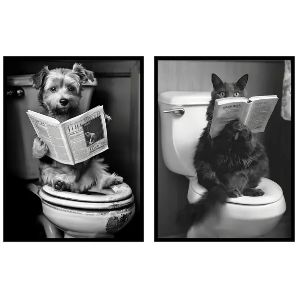 Monee TIŠTĚNÉ OBRAZY NA PLÁTNĚ, zvířata, 30/40 cm