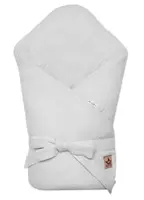 Mušelínová zavinovačka na zaväzovanie,75x75cm, svetlo sivá