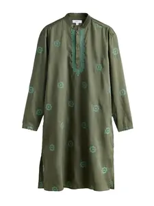 Next Košeľa  olivová / smaragdová