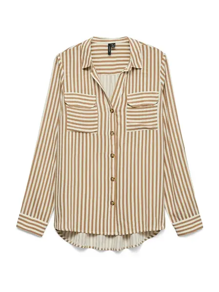 VERO MODA Blúzka 'VMBUMPY'  béžová / svetlohnedá