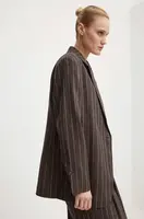 Plátěné sako Day Birger et Mikkelsen Emile - Casual Linen Stripe
