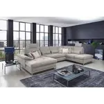 Sit & More SEDACÍ SOUPRAVA, textil, barvy stříbra