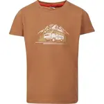 KILPI ALBION Chlapecké bavlněné tričko, hnědá, velikost